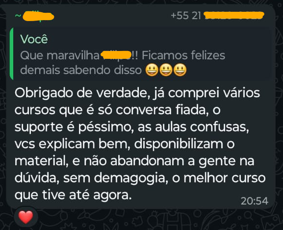 Depoimento de aluno de O Mapa do Braço da Guitarra